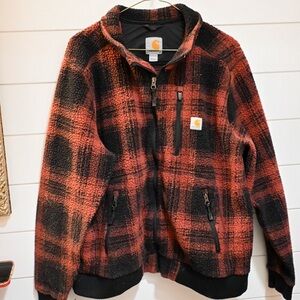 Carhartt Plaid Fleece Jacket
